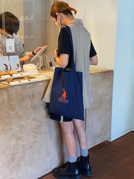 「CLEA（クレア）のアイテム（パンツ）」を使った、りょんさん（レディース・165cm）の夏コーディネート