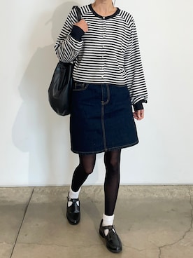 「ドレスシューズ」｜「アイテム（ローファー）」を使った、りょんさん（レディース・165cm）の春コーディネート