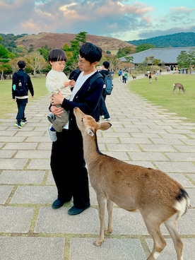 「SUNSPEL（サンスペル）のアイテム」を使った、Hirokazu Hyodoさん（メンズ・177cm）の秋コーディネート