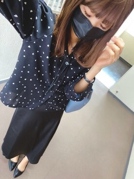 「MARC JACOBS（マークジェイコブス）のアイテム（トートバッグ）」を使った、⊿mey さん（レディース・169cm）の夏コーディネート