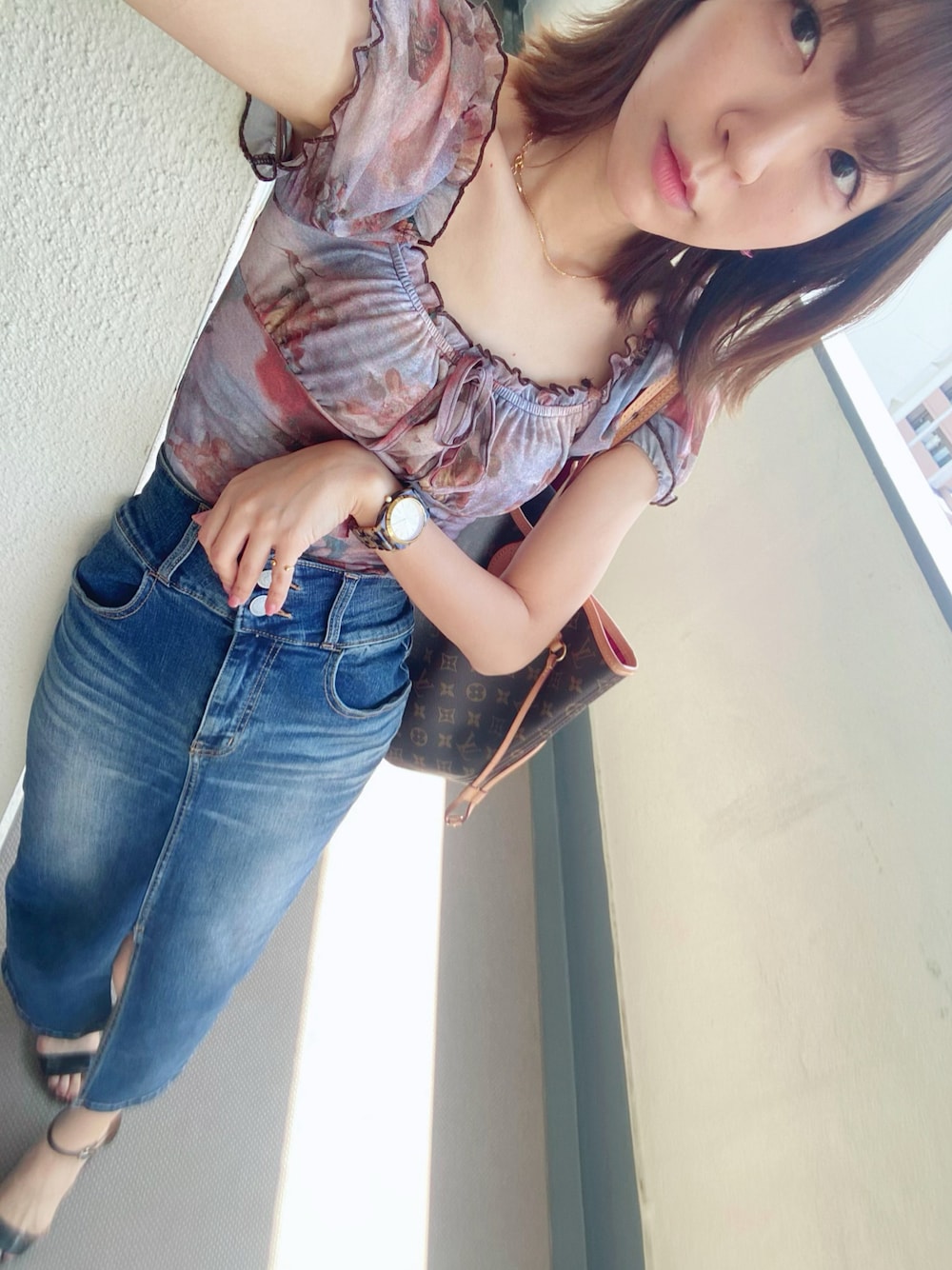 上品クールな胸元に♪【Louis Vuitton】ネックレス Louis Vuitton x Nigo Squared Necklace ゴールド ネックレス