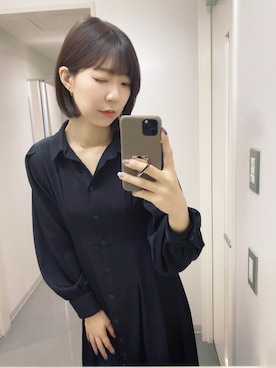 「アイテム（スマホグッズ）」を使った、⊿mey さん（レディース・169cm）の秋コーディネート