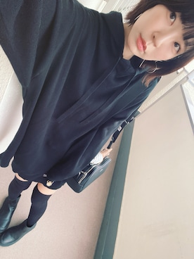 「アイテム（ピアス（両耳用））」を使った、⊿mey さん（レディース・169cm）の秋コーディネート