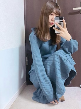 「マーメイド」｜「アイテム（PC・スマホグッズ/家電）」を使った、⊿mey さん（レディース・169cm）の冬コーディネート