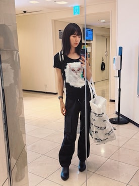 「アイテム（バックパック/リュック）」を使った、⊿mey さん（レディース・169cm）の秋コーディネート