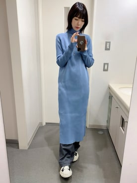 「アイテム（ワンピース/ドレス）」を使った、⊿mey さん（レディース・169cm）の冬コーディネート