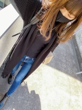 「RESEXXY」｜「アイテム（アクセサリー）」を使った、⊿mey さん（レディース・169cm）の春コーディネート