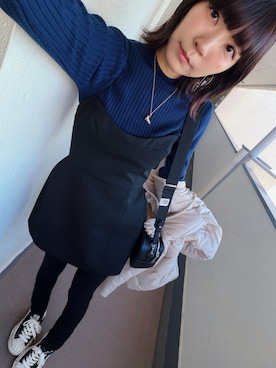 「AIC.（エーアイシー）のアイテム」を使った、⊿mey さん（レディース・169cm）の冬コーディネート