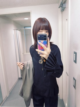 「me+em select（ミームセレクト）のアイテム」を使った、⊿mey さん（レディース・169cm）の春コーディネート