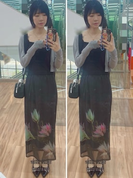「MURUA（ムルーア）のアイテム」を使った、⊿mey さん（レディース・169cm）の夏コーディネート