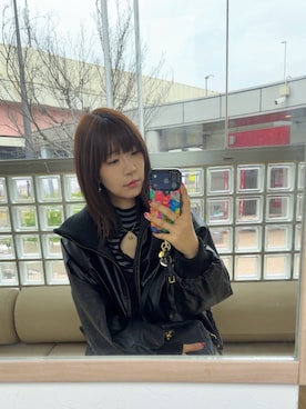 「Java（ジャバ）のアイテム」を使った、⊿mey さん（レディース・169cm）の春コーディネート