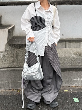 「ALTROSE（アルトローズ）のアイテム」を使った、HARUさん（レディース・154cm）の夏コーディネート