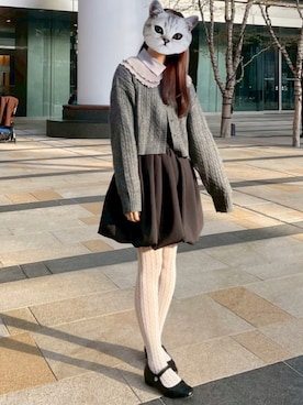 「idem（イデム）のアイテム（トップス）」を使った、けろさん（レディース・150cm）の春コーディネート