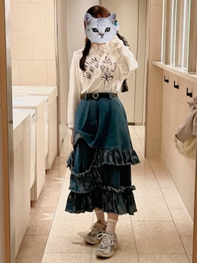 「idem（イデム）のアイテム」を使った、けろさん（レディース・151cm）の春コーディネート