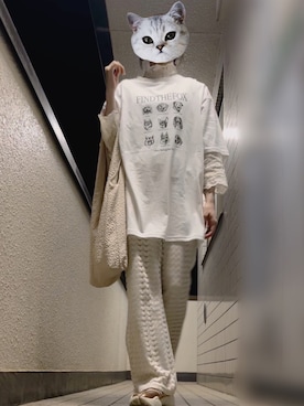 「mil（ミル）のアイテム」を使った、けろさん（レディース・150cm）の春コーディネート