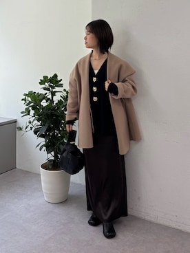 「アイテム（その他アウター）」を使った、SERIさん（レディース・156cm・20代）の秋コーディネート