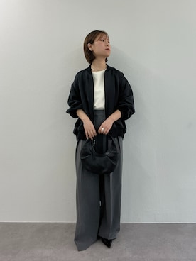 「アイテム（ベスト）」を使った、SERIさん（レディース・156cm・20代）の夏コーディネート