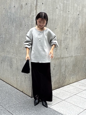 「アイテム（リング）」を使った、SERIさん（レディース・156cm）の秋コーディネート