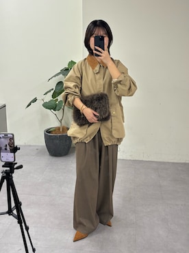 「アイテム（リング）」を使った、SERIさん（レディース・156cm・20代）の秋コーディネート