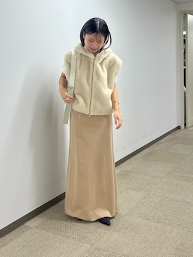 「アイテム（ボディバッグ/ウエストポーチ）」を使った、SERIさん（レディース・156cm）の秋コーディネート