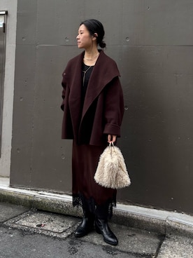 「2.718（ニーテンナナイチハチ）のアイテム」を使った、SERIさん（レディース・156cm）の秋コーディネート