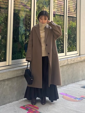 「アイテム（その他アウター）」を使った、SERIさん（レディース・156cm・20代）の秋コーディネート