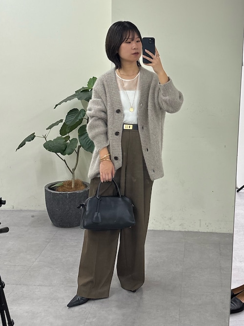 セール】ファーVネックカーディガン（ニット/セーター