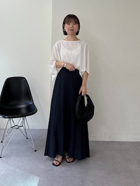 「アイテム（リング）」を使った、SERIさん（レディース・156cm・20代）の夏コーディネート