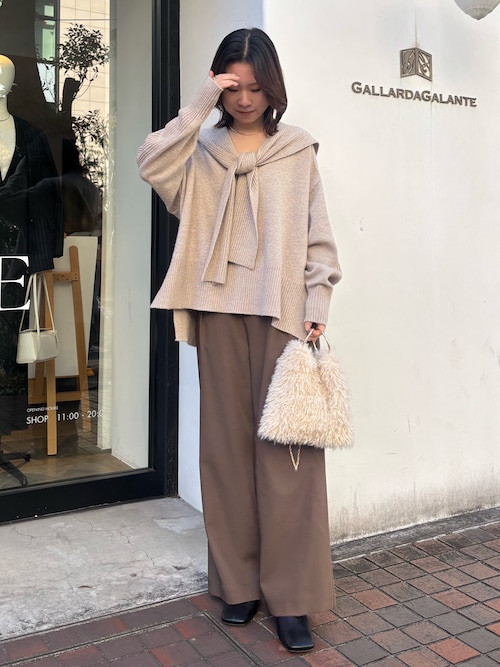 【脱マンネリニット】【MANAKAコラボ】フードセットニット