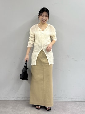 「GALLARDAGALANTE（ガリャルダガランテ）のアイテム（Tシャツ/カットソー）」を使った、SERIさん（レディース・156cm）の春コーディネート