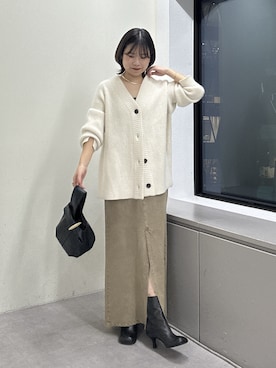 「アイテム（スカート）」を使った、SERIさん（レディース・156cm・20代）の秋コーディネート