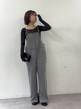 「アイテム（オールインワン・サロペット）」を使った、SERIさん（レディース・156cm）の夏コーディネート