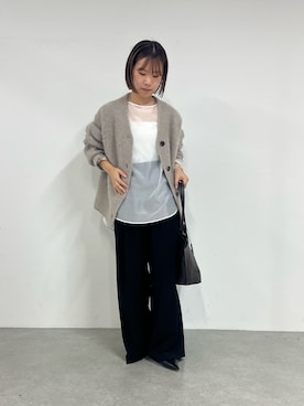 「ファー」｜SERIさん（レディース・156cm）の夏コーディネート