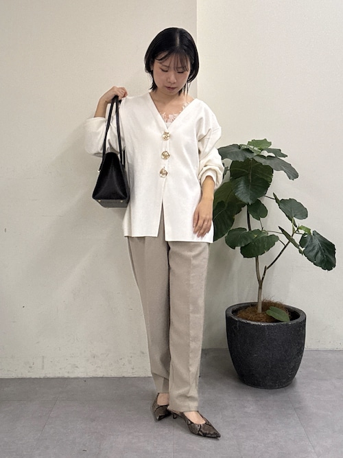 セール】ビジューVネックカーディガン（ニット/セーター