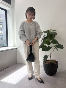 「アイテム（ネックレス）」を使った、SERIさん（レディース・156cm）の夏コーディネート