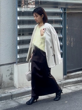 「おでかけコーデ」｜SERIさん（レディース・156cm）の冬コーディネート