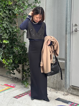 「アイテム（その他アウター）」を使った、SERIさん（レディース・156cm・20代）の秋コーディネート