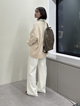 「アイテム（バックパック/リュック）」を使った、SERIさん（レディース・156cm）の秋コーディネート