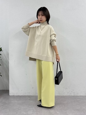 「GALLARDAGALANTE（ガリャルダガランテ）のアイテム（その他パンツ）」を使った、SERIさん（レディース・156cm）の秋コーディネート