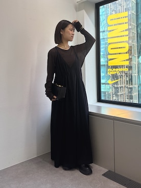 ガリャルダガランテ 2WAYリネンリボンワンピース【大草直子さんコラボ】 2WAYリネンリボンワンピース【大草直子さんコラボ】ガリャルダ