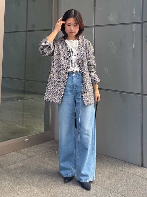 【WEB限定/手洗い可】ツイードジャケット