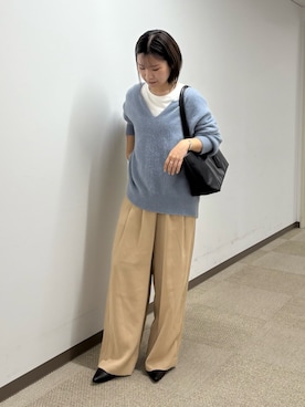 「アイテム（パンツ）」を使った、SERIさん（レディース・156cm）の秋コーディネート