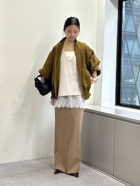 「2.718（ニーテンナナイチハチ）のアイテム」を使った、SERIさん（レディース・156cm）の秋コーディネート