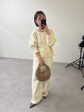 「ニットカーディガン」｜SERIさん（レディース・156cm・20代）の夏コーディネート