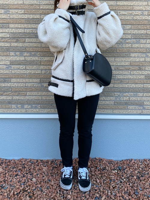 fifth（フィフス）の「レザーパイピングボアブルゾン（ブルゾン）」 - WEAR