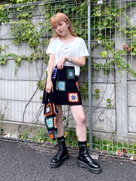 林 奈実さん（レディース・155cm）の夏コーディネート