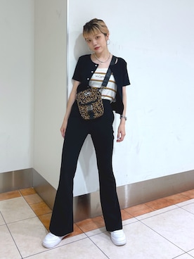 林 奈実さん（レディース・155cm）の夏コーディネート