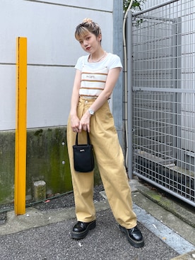 林 奈実さん（レディース・155cm）の夏コーディネート