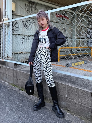 X-girl（エックスガール）の「SHINY JACKET（ナイロンジャケット