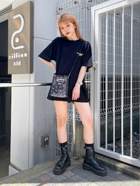 林 奈実さん（レディース・155cm）の夏コーディネート